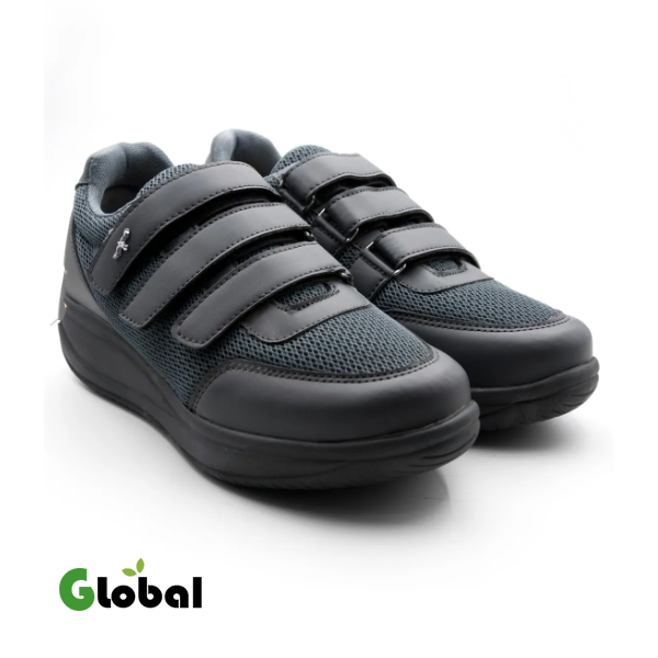 حذاء رياضي طبي لمرضى السكري من Dr.Comfort – موديل Dr.15.503 (لون رمادي)