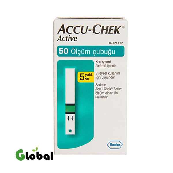 شرائط قياس سكر Accu-Chek Active 50 قطعة