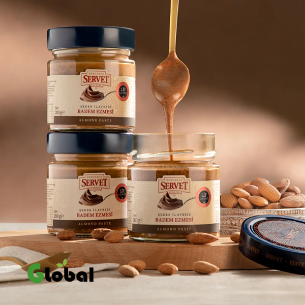 معجون اللوز خالي من السكر 3 عبوات